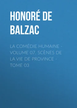 La Comédie humaine – Volume 07. Scènes de la vie de Province – Tome 03
