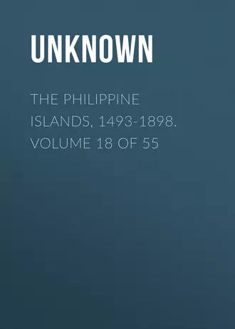 The Philippine Islands, 1493-1898. Volume 18 of 55