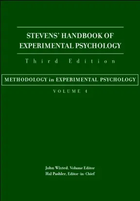 Stevens' Handbook of Experimental Psychology, Methodology in Experimental Psychology