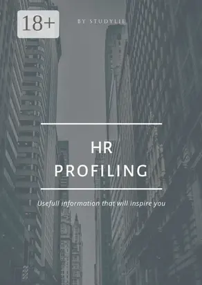 HR Profiling