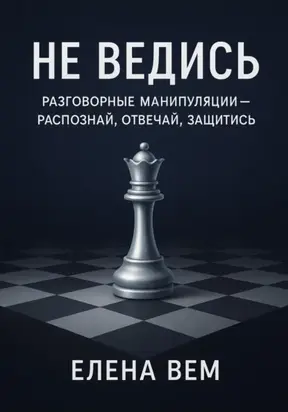 Не ведись: разговорные манипуляции – распознай, отвечай, защитись
