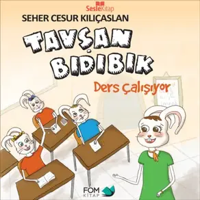 Tavşan Bıdıbık Ders Çalışıyor