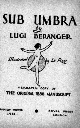 Sub -umbra, or sport among the she-noodles