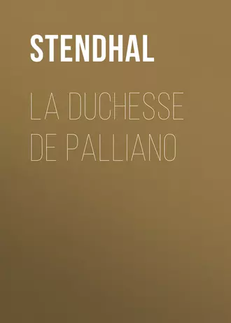 La Duchesse De Palliano