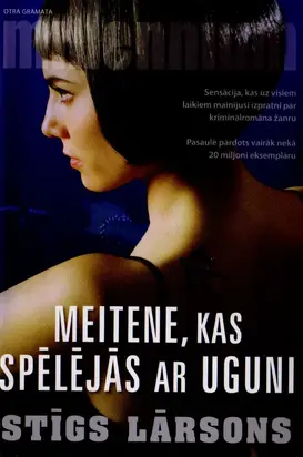 Meitene, kas spēlējās ar uguni