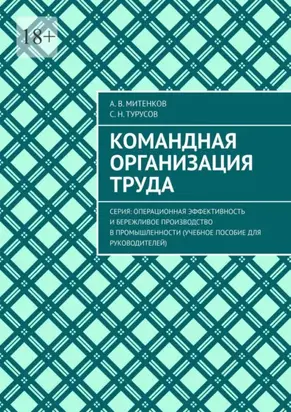 Командная организация труда. Серия: Операционная эффективность и бережливое производство в промышленности (учебное пособие для руководителей)