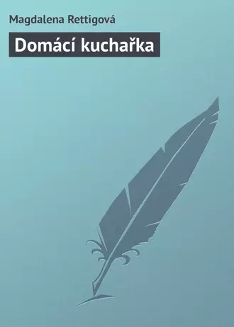 Domácí kuchařka