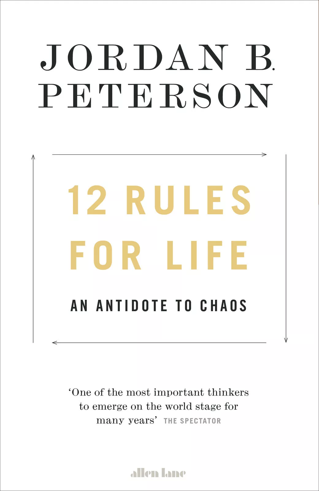 12 Rules for Life: An Antidote to Chaos