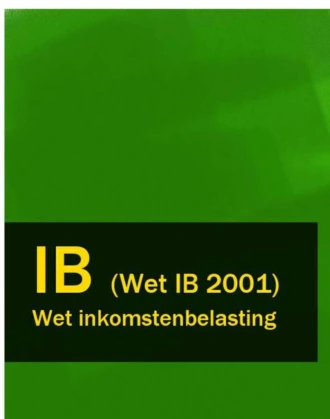 Wet inkomstenbelasting – IB (Wet IB 2001)