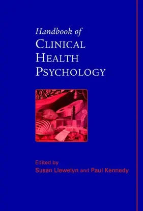 Handbook of Clinical Health Psychology