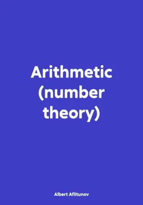 Arithmetic (number theory)