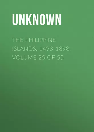 The Philippine Islands, 1493-1898. Volume 25 of 55