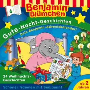 Benjamin Blümchen, Gute-Nacht-Geschichten, Folge 6: 24 Weihnachtsgeschichten (Ungekürzt)