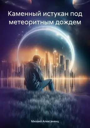 Каменный истукан под метеоритным дождем