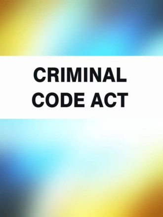 Criminal Code Act