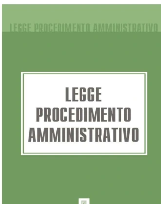 Legge Procedimento Amministrativo
