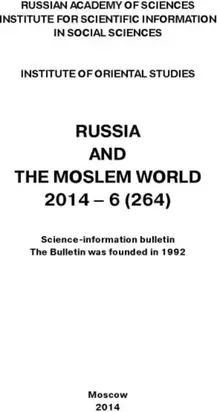 Russia and the Moslem World № 06 / 2014
