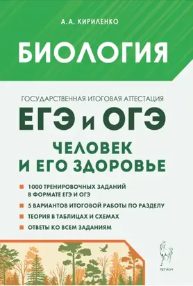 Биология. ЕГЭ и ОГЭ. Раздел «Человек и его здоровье»