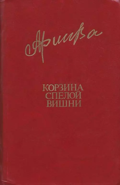 Корзина спелой вишни