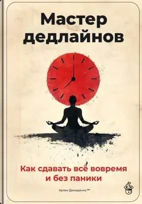 Мастер дедлайнов: Как сдавать всё вовремя и без паники