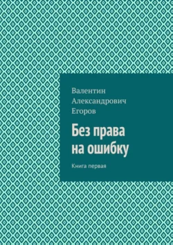 Без права на ошибку. Книга первая