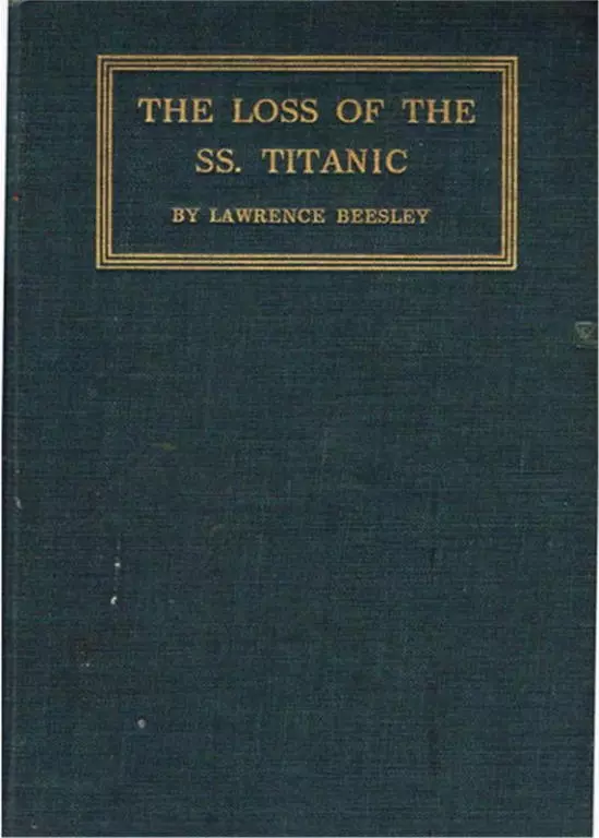 The Loss of the SS. Titanic