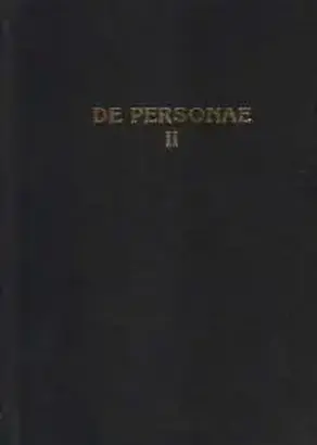 De Personae / О Личностях. Том II [Сборник научных трудов]