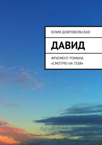 Давид. Фрагмент романа «Смотрю на тебя»