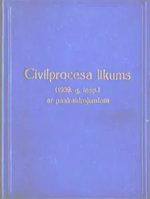 Civilprocesa likums 1939.g