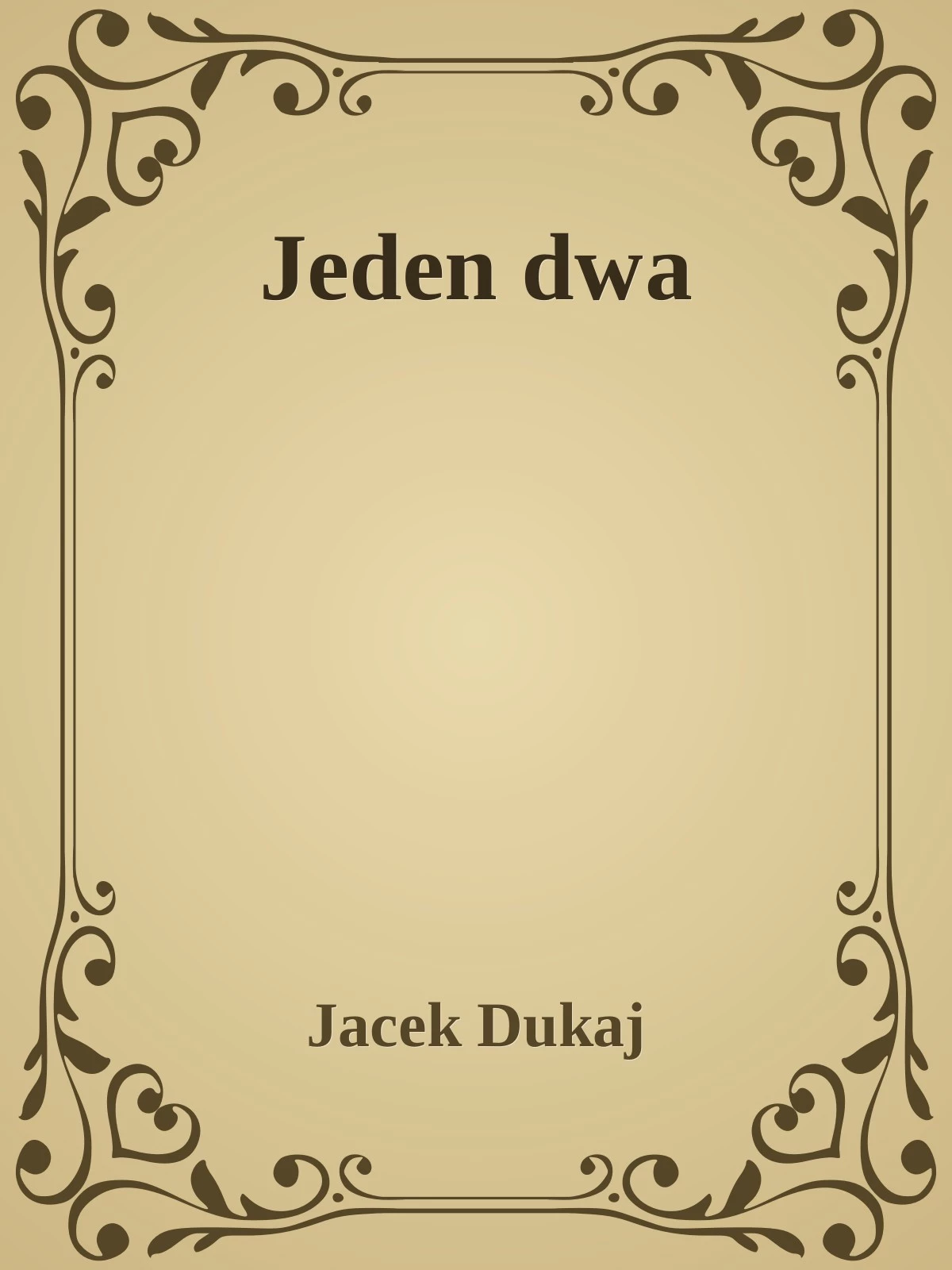 Jeden dwa