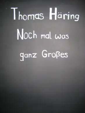 Noch mal was ganz Großes
