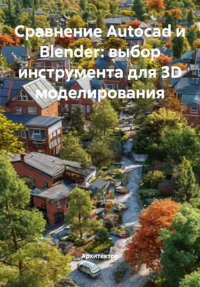 Сравнение Autocad и Blender: выбор инструмента для 3D моделирования