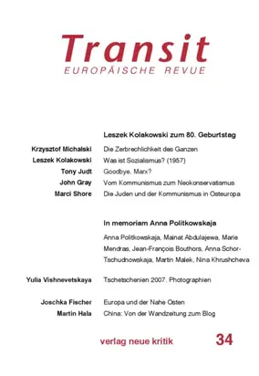 Transit 34. Europäische Revue
