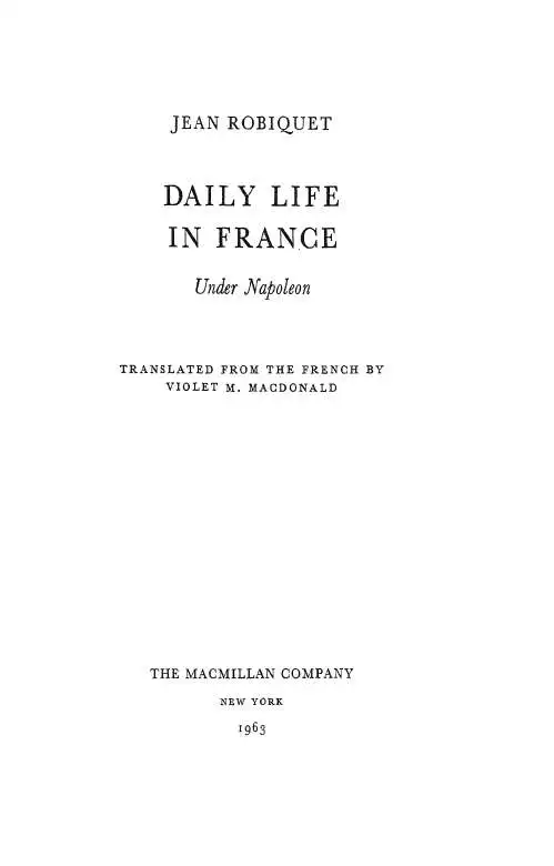 Daily Life In France Under Napoleon