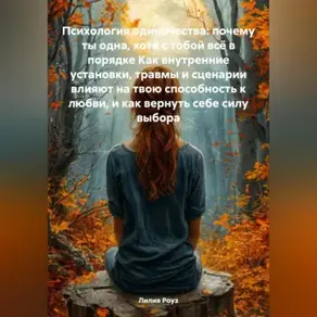 Психология одиночества: почему ты одна, хотя с тобой всё в порядке Как внутренние установки, травмы и сценарии влияют на твою способность к любви, и как вернуть себе силу выбора