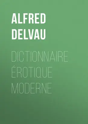 Dictionnaire érotique moderne