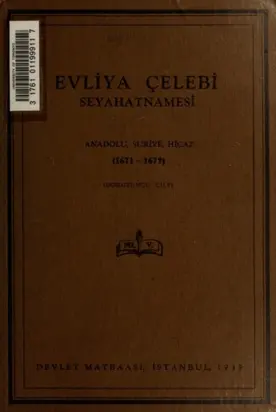 Evliya Çelebi seyahatnamesi