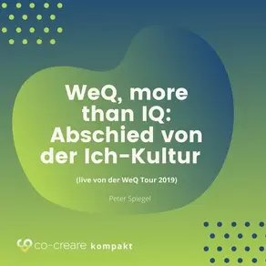 WeQ, More Than IQ - Abschied von der Ich-Kultur (live von der WeQ Tour 2019)