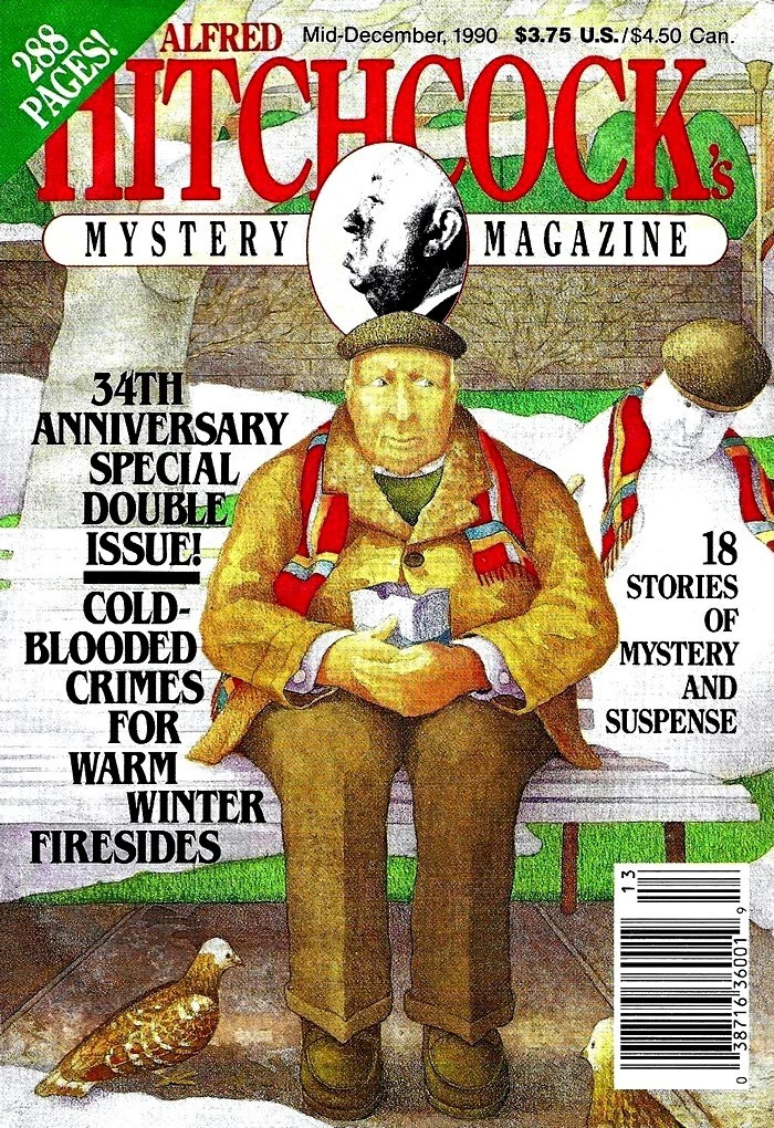Alfred Hitchcock’s Mystery Magazine. Vol. 35, No. 13, Mid-December 1990