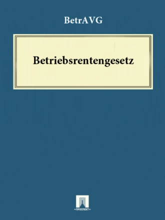 Betriebsrentengesetz – BetrAVG