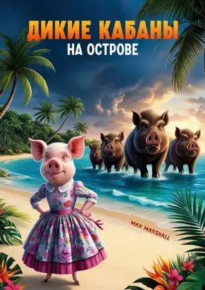 Дикие кабаны на острове