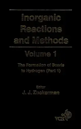Inorganic Reactions and Methods, The Formation of Bonds to Hydrogen (Part 1)