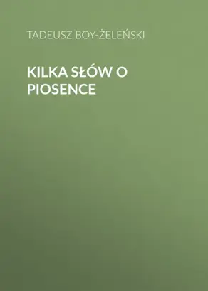 Kilka słów o piosence